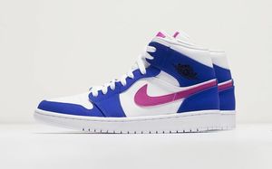 这款蓝紫配色你觉得如何？全新 Air Jordan 1 Mid 现已登场