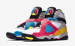 高颜值高人气配色！ Air Jordan 8“Multi-Color” 官图释出