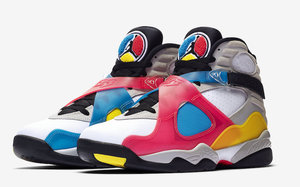 高颜值高人气配色！ Air Jordan 8“Multi-Color” 官图释出