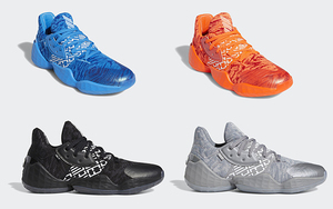 一口气四款配色！adidas Harden Vol. 4 你期待吗？