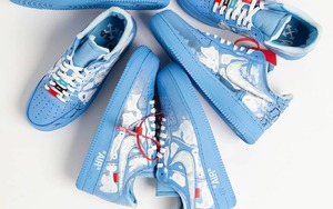 天价限量！蓝白骷髅 Virgil x MCA x Cassius x Nike AF 1 发售