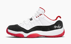 少见的鞋面材质！全新 Air Jordan 11 Low 明年亮相