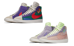 解构加撞色拼接！全新 Nike Blazer Mid Rebel 爱了爱了
