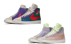 解构加撞色拼接！全新 Nike Blazer Mid Rebel 爱了爱了