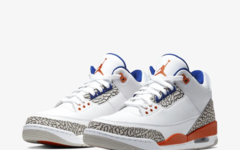 定闹钟提醒！尼克斯配色 Air Jordan 3 明早登场