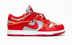 下个月正式发售！Off-White x SB Dunk Low 灰红配色你喜欢吗？