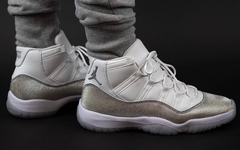 上脚气质奢华！Air Jordan 11“ Metallic Silver” 月底登场