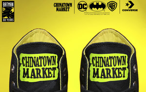 致敬蝙蝠侠诞生 80 周年！重磅三方 Batman x CONVERSE x Chinatown Market 鞋款释出！ 