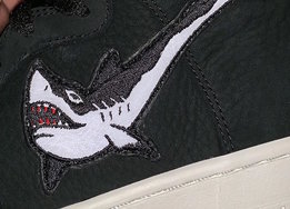 精致鲨鱼刺绣 Swoosh ！这款联名 SB Dunk High 有点东西