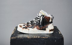 更惊艳的腐蚀效果！全新 sacai x Nike Blazer “Rust” 客制版本登场