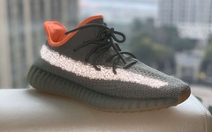 前所未见的反光条纹！这双 Yeezy 350 V2 新配色有点特别