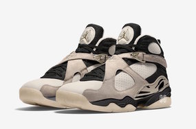 温和百搭的奶茶配色！Air Jordan 8 “Mushroom” 八月亮相