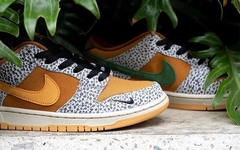 本周末发售！Nike SB Dunk Low“ Safari” 规格颇高