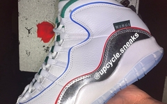 特别的玫瑰鞋盒！Air Jordan 10 “Wings” 实物亮相