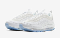 清新纯白配色！这双全新的 Air Max 97 “White Ice” 你喜欢吗？