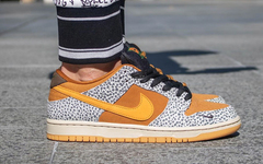 上脚极其风骚！全新的 Nike SB Dunk Low “Safari” 品品