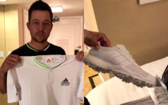 Xander Schauffele 展示部分 PALACE x adidas 合作单品