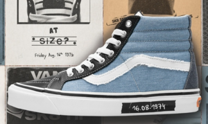 破坏风格 logo ！size？ x Vans Sk8-Hi “Punk” 全新设计登场