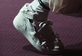 巴黎时装周亮相！COMME des GARÇONS x Nike Air Force 1 Mid 堪称惊艳