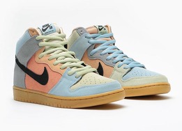 不对称设计+马卡龙装扮！全新 Nike Dunk SB High 本周四登场