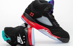 外观表现相当出众！ Air Jordan 5 “Top 3” 绝了！