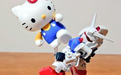 当Hello Kitty遇上高达， SDEX HELLO KITTY RX-78-2拼装系列