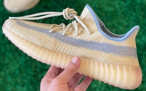 另一双侧透满天星！Yeezy 350 V2 “Linen” 近赏