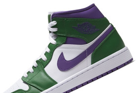 绿巨人主题配色！Air Jordan 1 Mid “Incredible Hulk” 你打几分