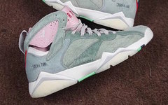 绿粉相间的茸茸兔， Air Jordan 7 “Hare 2.0”兔八哥配色亮相