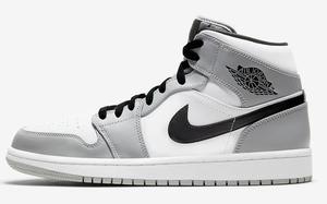 Dior 联名最佳平替？Air Jordan 1 Mid “Light Smoke Grey” 现已登场