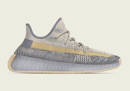 泼墨风格的灰黄装扮，Yeezy 350 V2 “Israfil”夏季发售