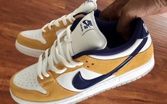 Nike SB Dunk Low配色持续更新，复古蓝黄质感上佳