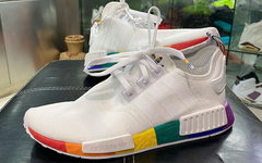 彩虹中底有点抢眼！adidas NMD R1 Pride 实物曝光！