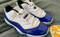 不一样的 “Concord” 配色！小姐姐专属 Air Jordan 11 Low 最新美照释出！