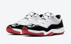 6月中旬发售，AJ11 Low “White Bred”官图释出