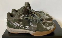 浅色扎染和帆布鞋面，Undefeated x Kobe 4 Protro 新配色亮相