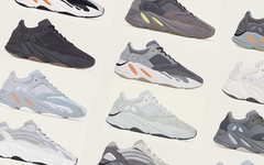 你知道 Yeezy 700 系列一共发布了几款配色吗？一张图为你理清！