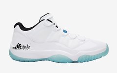 经典传奇蓝配色加持！这双 Air Jordan 11 Low 颜值颇高，不可小觑！