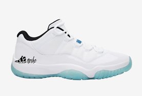 经典传奇蓝配色加持！这双 Air Jordan 11 Low 颜值颇高，不可小觑！