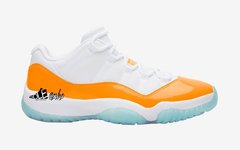 柑橘橙漆皮元气满满！全新 Air Jordan 11 Low 明年发售！