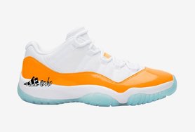 柑橘橙漆皮元气满满！全新 Air Jordan 11 Low 明年发售！