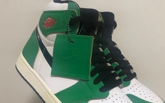 喜力还是凯尔特人配色？AJ 1 “Lucky Green” 最新实物细节曝光！