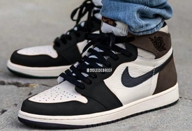 上脚效果不输 TS 倒钩联名！AJ 1 “Dark Mocha”配色你期待吗？