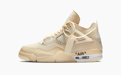 预售破 4000 元！Off-White x AJ 4 “Sail” 上架美国 SNKRS ！