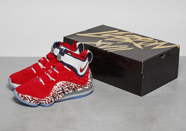 大红装扮涂鸦 LeBron 17 实物美照释出！今夏登场！