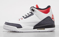 八月重头戏！Air Jordan 3 SE DNM “Fire Red” 最新实物美照释出！