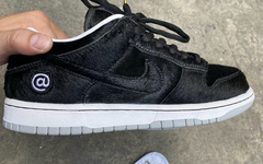 毛茸茸的相当高级！Medicom Toy x Nike SB Dunk Low 联名实物曝光！