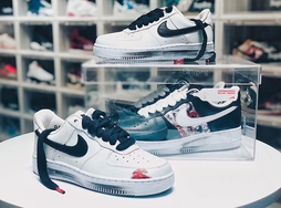 权志龙联名 Air Force 1 白色款实物细节曝光！今年 9 月来袭！