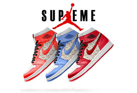 强强联手的爆款终于来了？Supreme x AJ1 三款配色释出