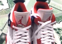 经典人气 Air Jordan 4 白红配色黑五回归！复刻版实物曝光！